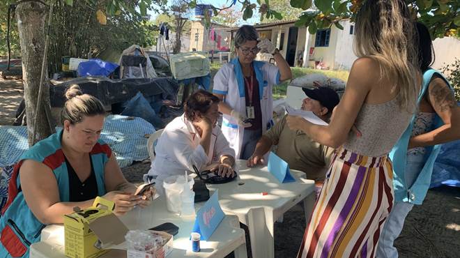 Saúde leva ação itinerante à colônia de pescadores de Zacarias