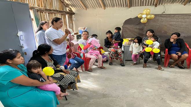 Prefeitura de Maricá incentiva o aleitamento materno na Aldeia Indígena Mata Verde Bonita