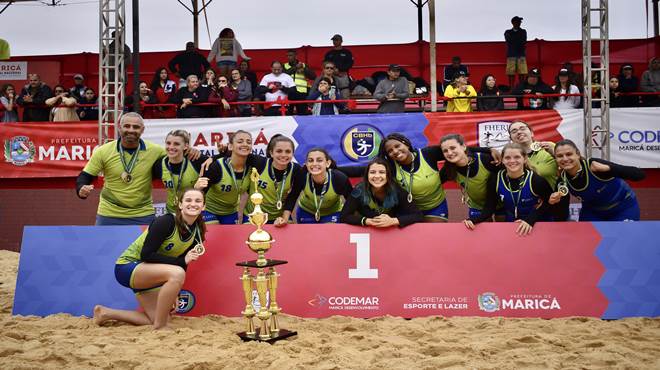 Barra de Maricá é palco da final da Copa do Brasil Juvenil de Handebol de Praia