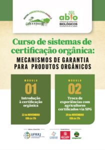  curso de sistemas de certificação orgânica