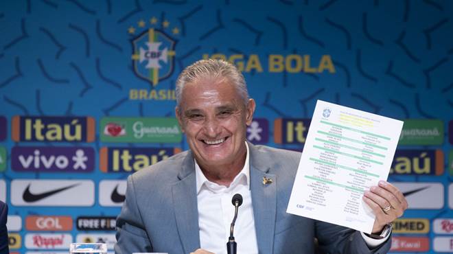 Com 16 estreantes em Copas, Tite convoca Brasil para o Mundial