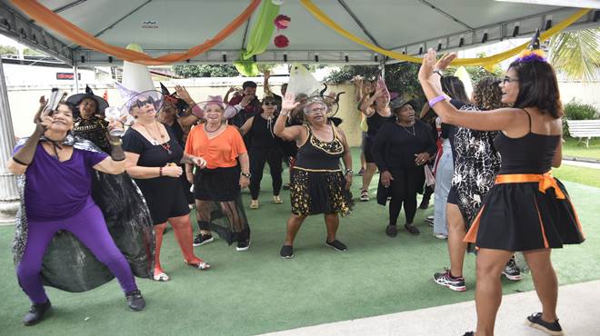 Festa Halloween agita a Secretaria da Terceira Idade