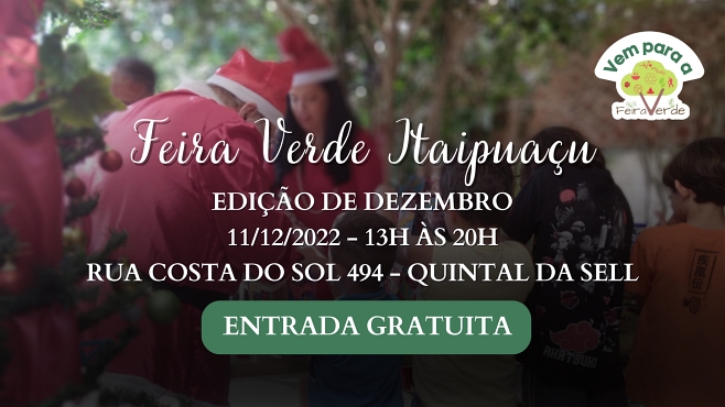 Feira Verde Itaipuaçu – Edição de Natal 2022