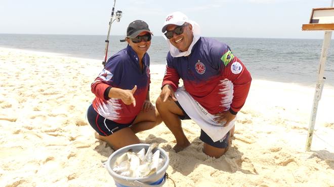 Setenta duplas disputaram a Final do Circuito de Pesca em Maricá