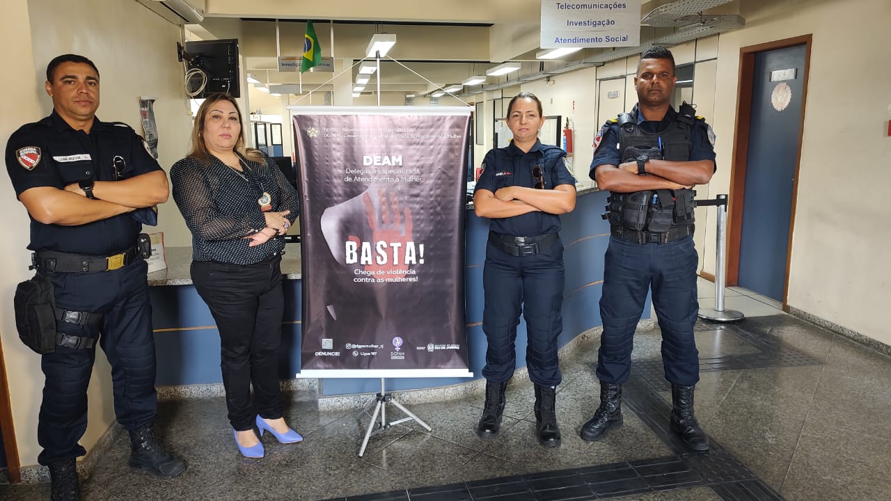 Guarda Municipal de Maricá visita DEAM de São Gonçalo