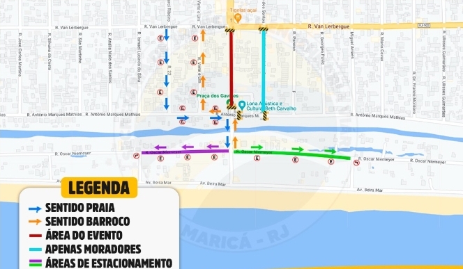 Sectran altera trânsito em Itaipuaçu durante a Flim