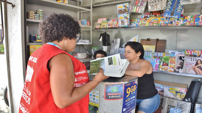 Prefeitura conscientiza moradores pela preservação do ‘taboal’, em Itaipuaçu