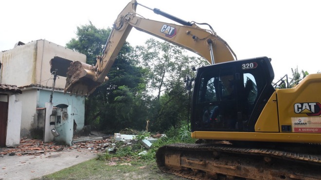 Gated demole mais dois imóveis irregulares na Mumbuca