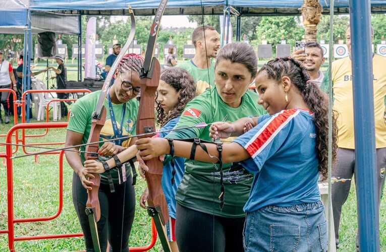 Alunos prestigiaram o Campeonato Sul-Americano de Tiro com Arco 2024