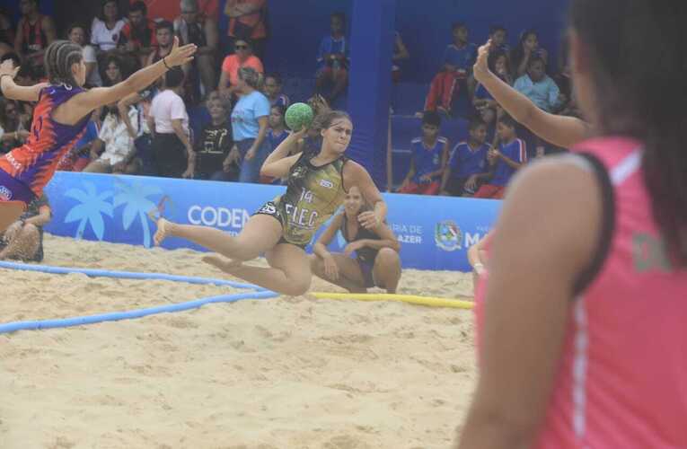 Disputas juvenis do Circuito Brasileiro de Handebol agitam arena da Barra de Maricá