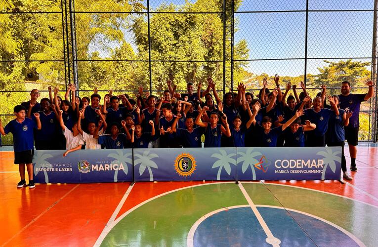 Às vésperas do Global Tour, Unidades Escolares de Maricá recebem clínica de handebol