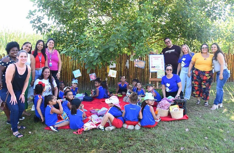 Alunos de Maricá participam do projeto “Piquenique Literário”