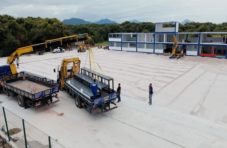 Arena entra em fase final de montagem a 15 dias do Global Tour em Maricá 