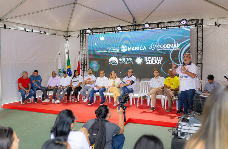 Maricá 210 Anos: Habitar + Solar vai garantir energia sustentável e qualificação profissional