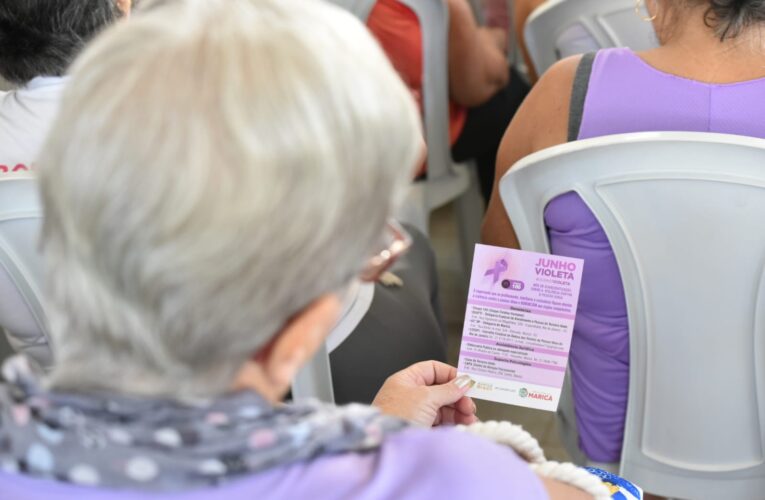 Casa da Terceira Idade do Centro tem dia de ações do ‘Junho Violeta’