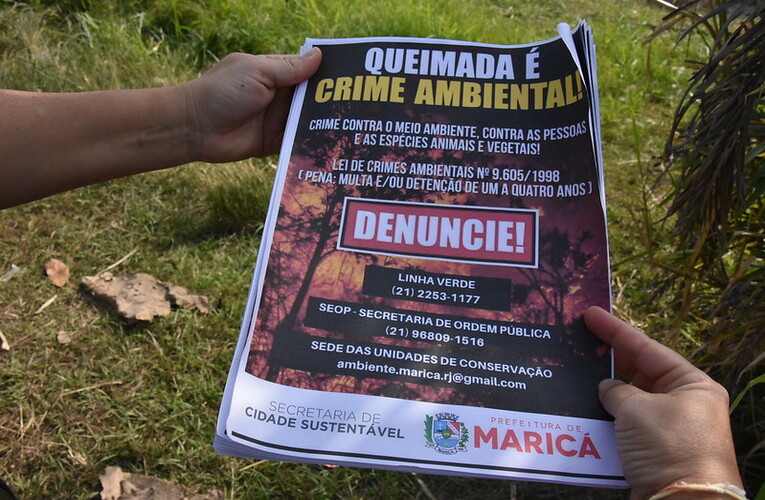 Cidade Sustentável realiza ação de conscientização contra queimadas