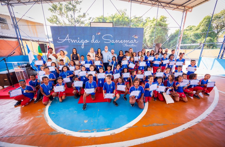 Projeto “Amigo da Sanemar” forma mais de cem alunos