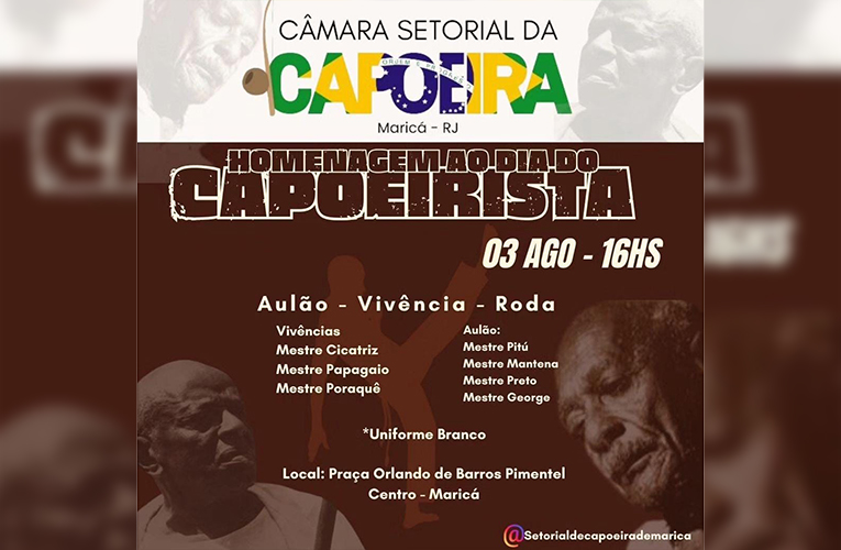 Dia do Capoeirista em Maricá | Programação