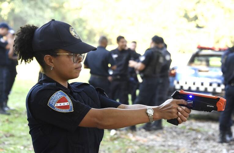 Guarda Municipal recebe treinamento para uso de armamento não-letal