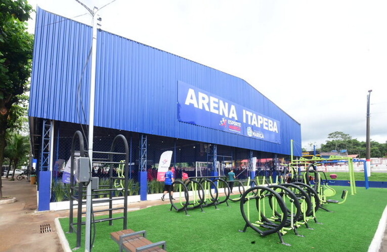 Arena Itapeba é Renovada com Pintura, Arquibancada e Novas Instalações