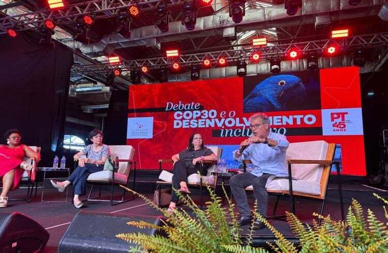 ‘Esperança para os 30 milhões de amazônidas’, diz Jorge Viana em debate sobre a COP30 no aniversário do PT no Rio
