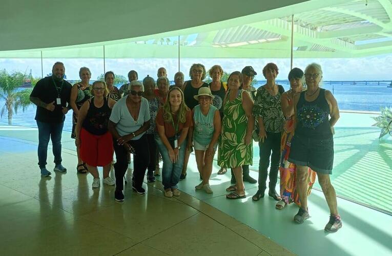 Idosos da Casa da Terceira Idade de Maricá visitam o Museu do Amanhã