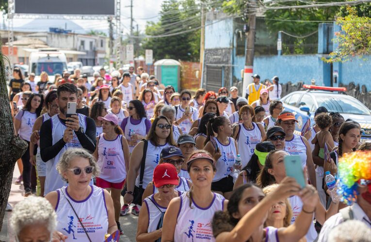 Maricá promove caminhada e serviços de saúde para mulheres neste sábado (29/03)
