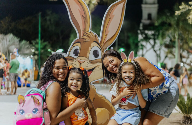 🐰 Páscoa Encantada 2025 atrai famílias para o Centro de Maricá