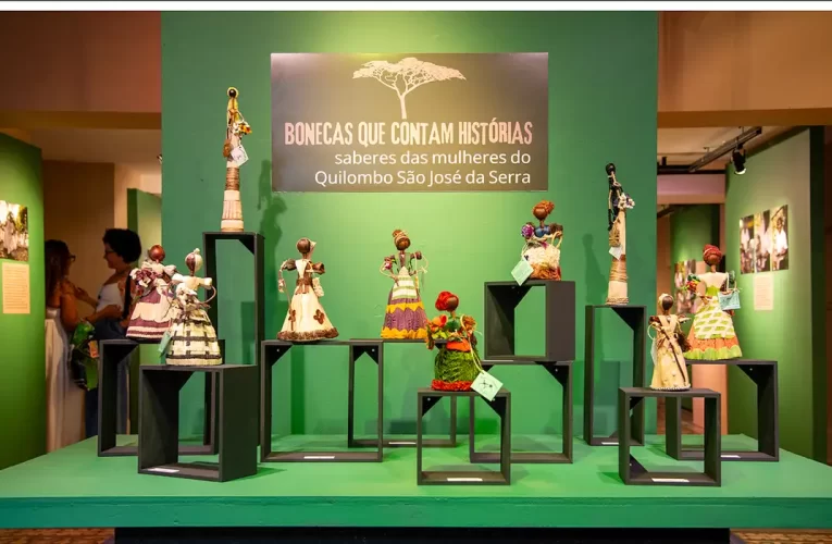 Exposição de bonecas mostra saber quilombola no Rio