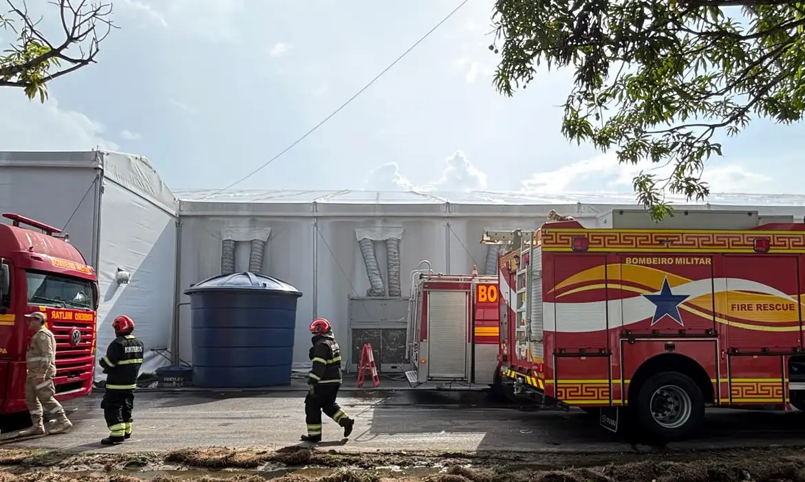 COP30, Zona Azul, Incêndio, Belém, Mudanças Climáticas, Atendimento Médico, Segurança, Bombeiros, Conferência da ONU, Zona Verde