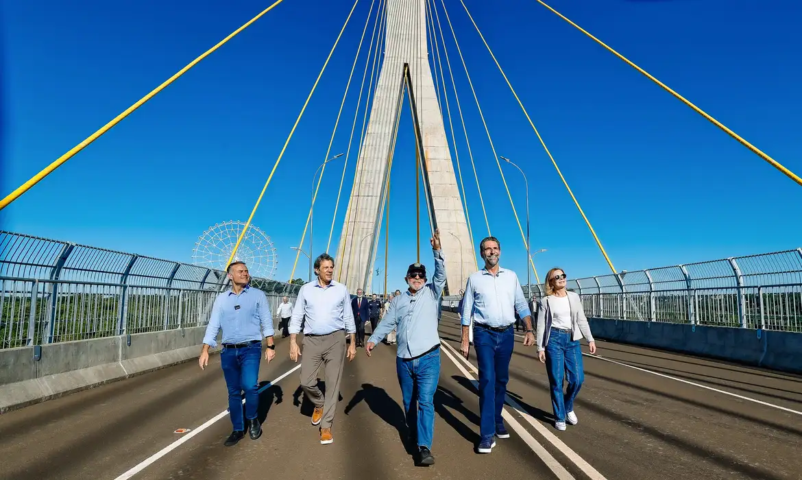 Lula, Ponte da Integração, Foz do Iguaçu, Brasil-Paraguai, infraestrutura, PAC, Itaipu Binacional