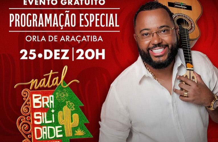 Dudu Nobre é atração do Natal Brasilidade em Maricá