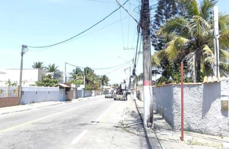 Prefeitura de Maricá intensifica ação Caça-Fios para organizar cabos nas ruas