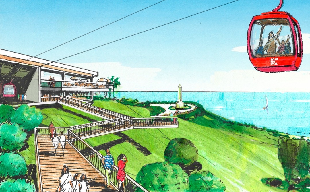 teleférico, Ponta Negra, turismo, Codemar, economia local, Maricá