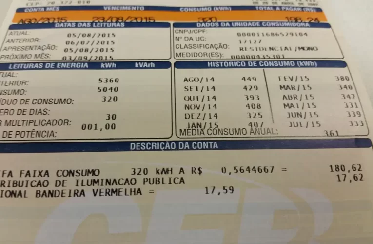 Conta de luz terá bandeira verde em janeiro de 2026