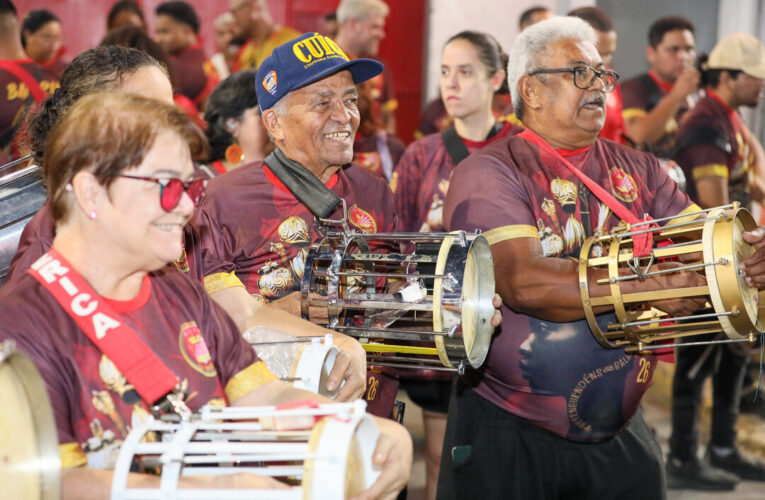 União de Maricá realiza primeiro ensaio de rua de 2026 no Centro