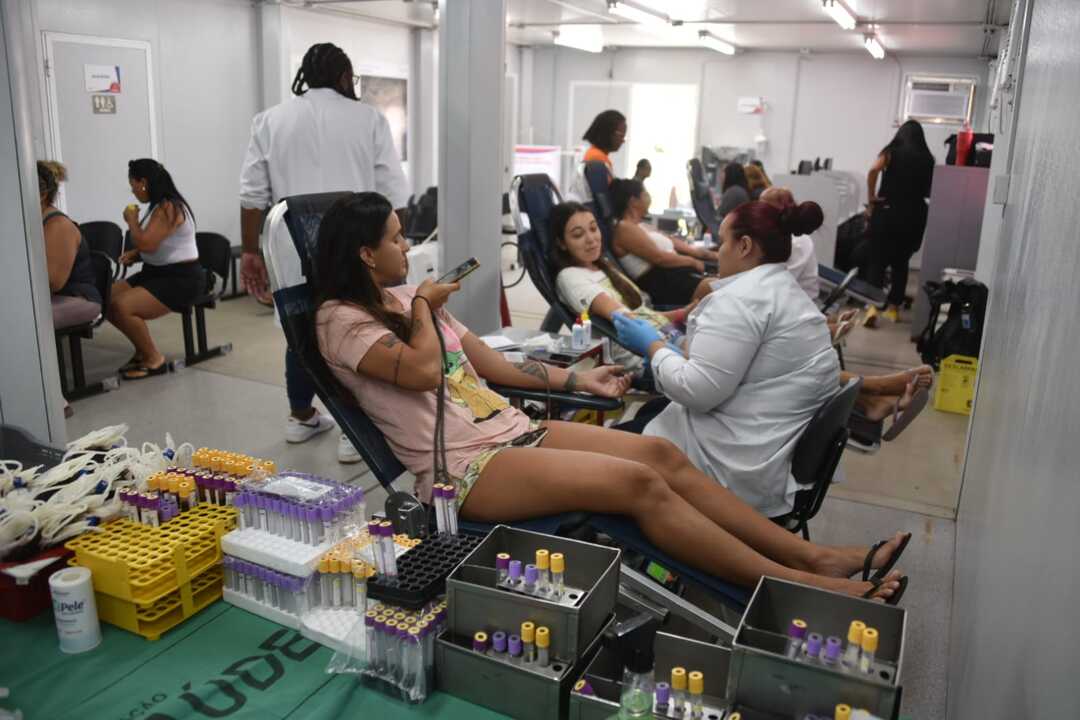 Maricá, doação de sangue, saúde, Hemorio, Secretaria de Saúde, USF Ponta Negra