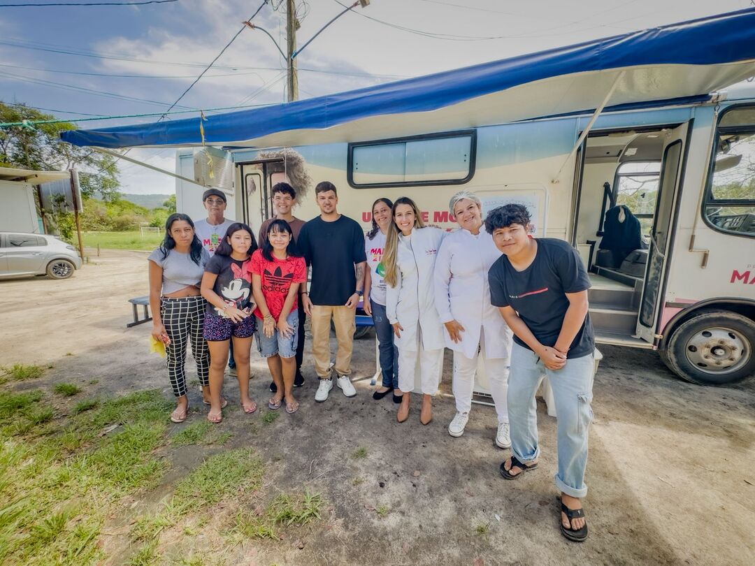 Prefeitura de Maricá, saúde bucal, odontologia, Odontomóvel, aldeia indígena, Mata Verde Bonita, saúde indígena, SUS, São José do Imbassaí