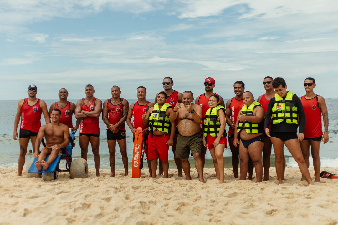 Maricá, Mar de Todos, pessoas com deficiência, inclusão, acessibilidade, CAIF, Praia de Ponta Negra, Defesa Civil, Secretaria de Pessoas com Deficiência