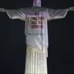 Feminicídio Nunca Mais, Cristo Redentor, TV Brasil, EBC, Embratur, NO MORE Foundation, Janja Lula da Silva, Anielle Franco, futebol feminino, Copa do Mundo Feminina 2027