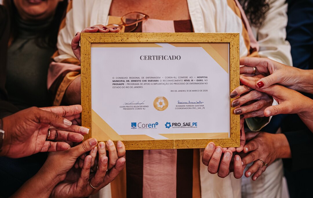 Maricá, Hospital Che Guevara, Coren-RJ, enfermagem, saúde pública, Secretaria de Saúde de Maricá, processo de enfermagem