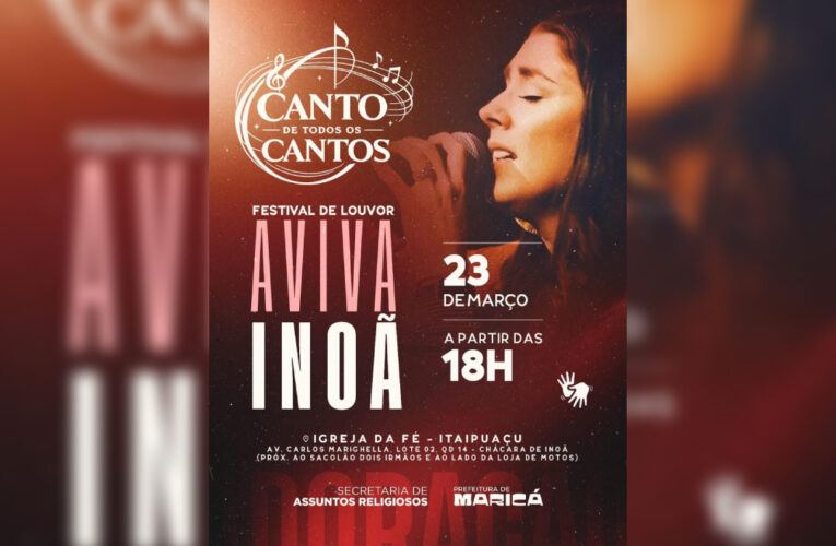 Maricá promove festival gospel em Itaipuaçu nesta segunda