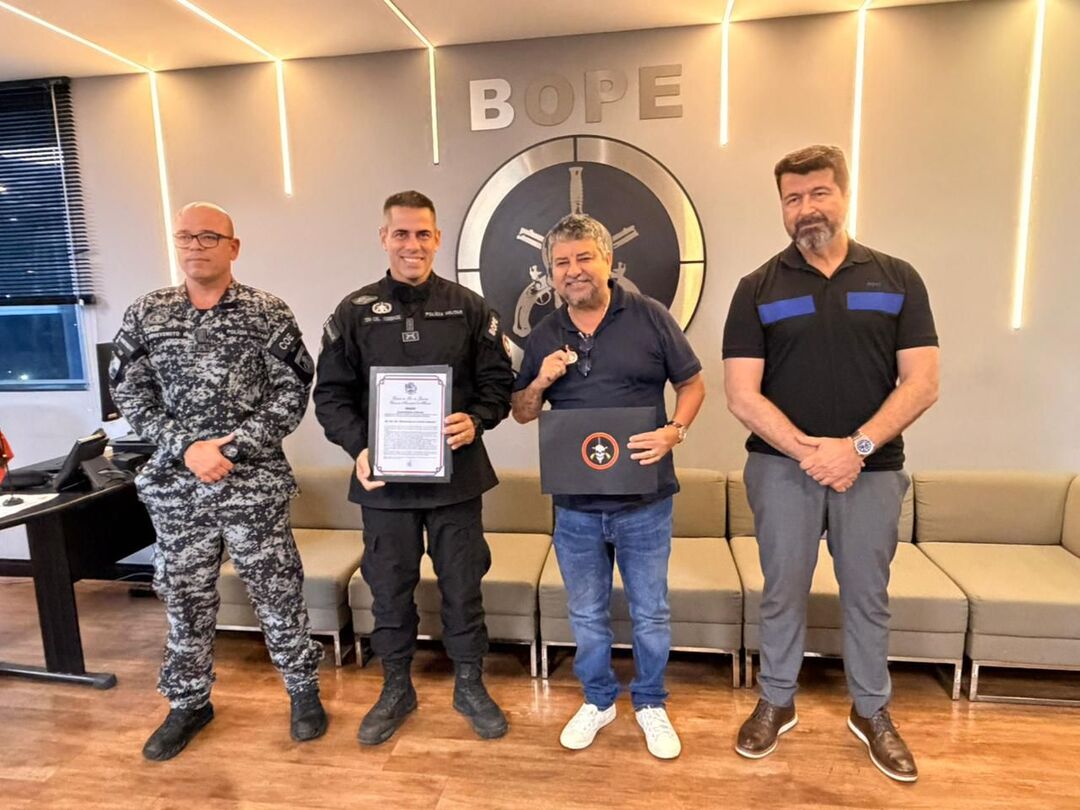Maricá, Bope, segurança pública, Polícia Militar, Washington Quaquá, Júlio Veras, Marcelo Cobarge, Rio de Janeiro, homenagem, operações especiais