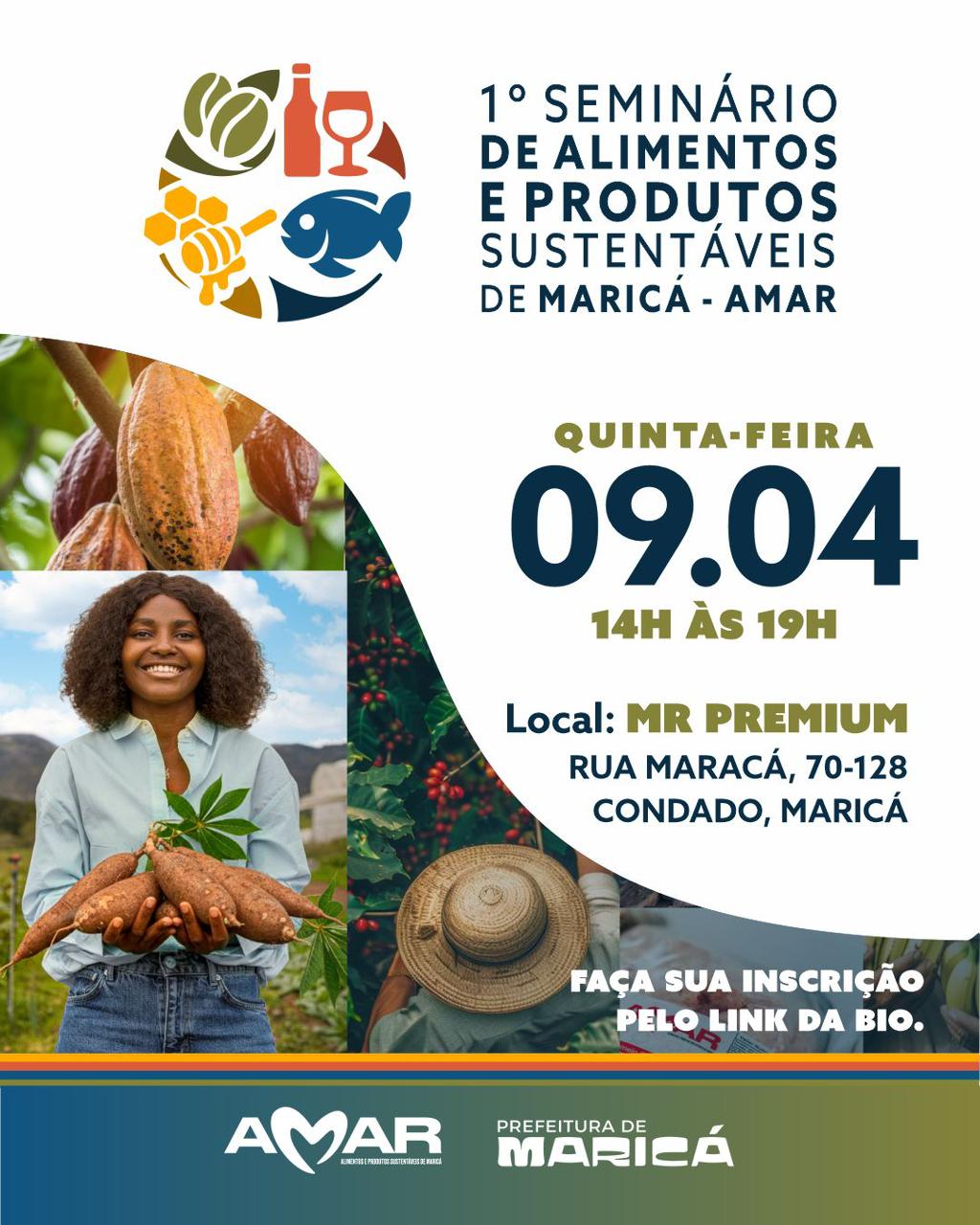 Maricá, agricultura familiar, alimentos sustentáveis, AMAR, AFAMAR, evento Maricá, produtores rurais, sustentabilidade, economia local