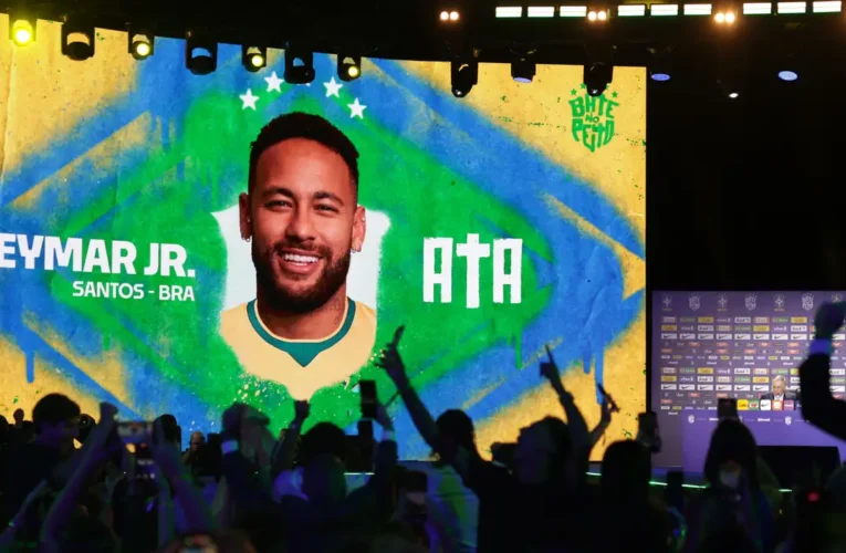 Neymar chega à Copa como maior artilheiro da seleção brasileira