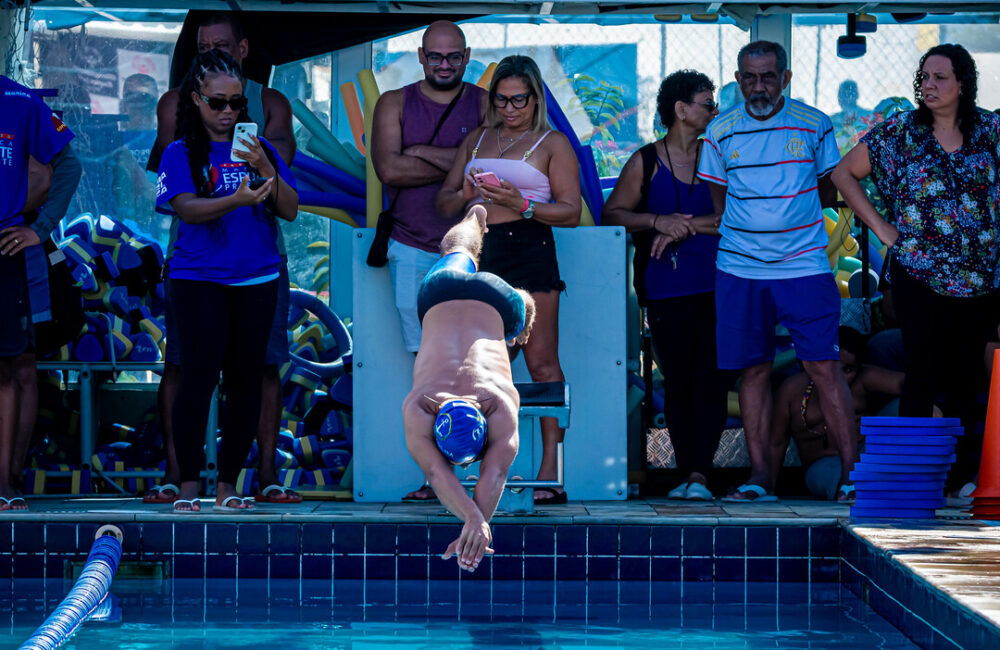 Maricá, Special Olympics, natação inclusiva, esporte PCD, Arena Flamengo, Clodoaldo Silva, inclusão social, esporte adaptado, Secretaria de Esportes, seletiva de natação