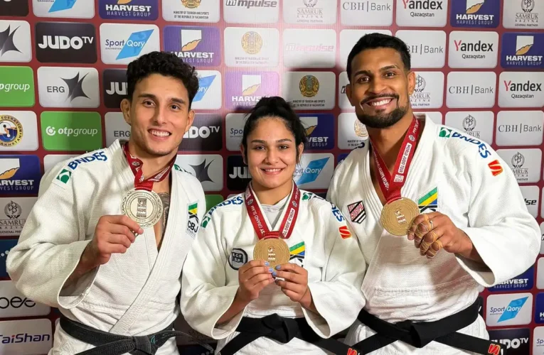 Brasil fecha Grand Slam de Judô com sete medalhas