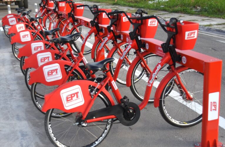 Vermelhinhas, Maricá, Dia Mundial da Bicicleta, mobilidade urbana, bicicletas compartilhadas, EPT, Tarifa Zero, sustentabilidade