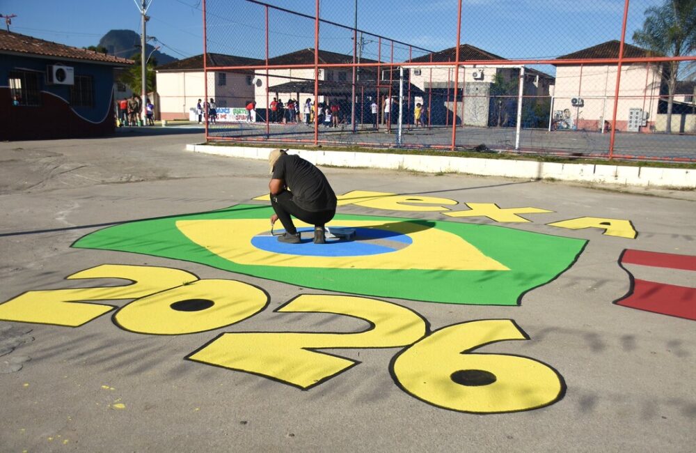 Maricá, Itaipuaçu, arte urbana, Copa do Mundo 2026, Minha Casa Minha Vida, cultura urbana, comunidade, Direitos Humanos, Brunna Tavares, Cultura de Direitos