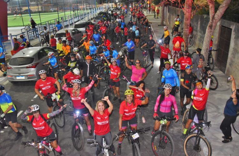 Bike Night, Itaipuaçu, Maricá, Ciclismo, Secretaria de Esportes, Passeio Ciclístico, Esporte, Lazer, Arena Itaipuaçu, Eventos